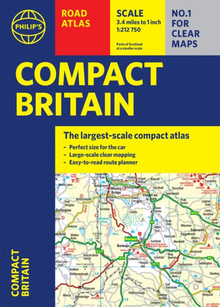 Cover image for 9781849075787 - Philip's Compact Britain Road Atlas