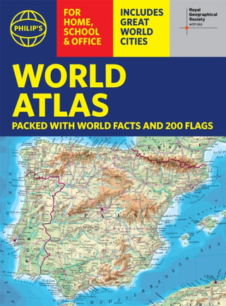 Cover image for 9781849075916 - Philip's RGS World Atlas (A4)