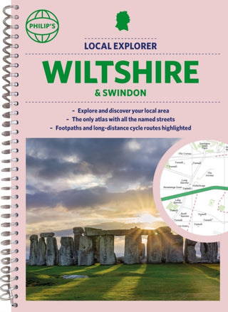 Cover image for 9781849076401 - Philip's Local Explorer Street Atlas Wiltshire and Swindon