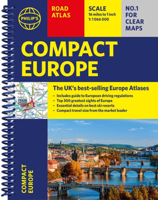 Cover image for 9781849076487 - Philip's Compact Atlas Europe