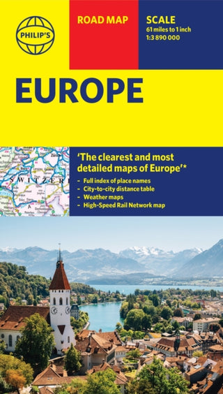 Cover image for 9781849077019 - Philip's Europe Road Map