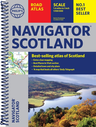 Cover image for 9781849077033 - Philip's Navigator Scotland