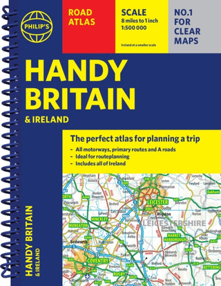 Cover image for 9781849077057 - Philip's Handy Atlas Britain