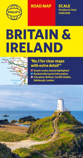 Cover image for 9781849077309 - Philip's Britain and Ireland Road Map