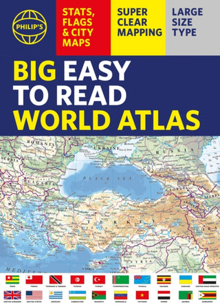 Cover image for 9781849077576 - Philip's Big Easy to Read World Atlas (A3)