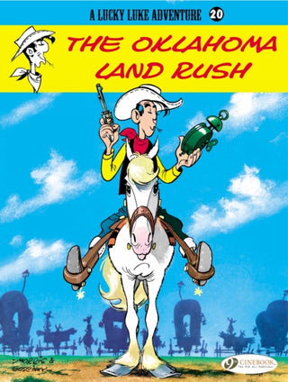 Cover image for 9781849180085 - Lucky Luke 20 - The Oklahoma Land Rush