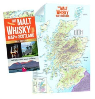 Cover image for 9781849342025 - The MALT WHISKY MAP OF SCOTLAND