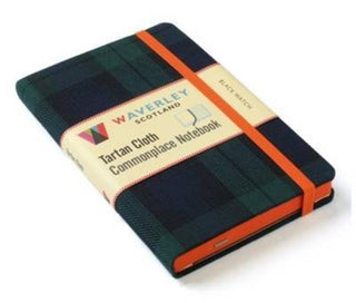 Cover image for 9781849344081 - Waverley (M): Black Watch Tartan Cloth Commonplace Notebook