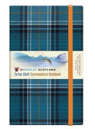 Supplemental image for 9781849345071 - Blue Loch Waverley Tartan Notebook/Journal: Large: 21 x 13cm