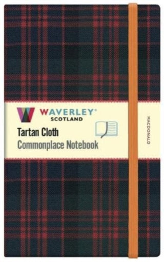 Cover image for 9781849345552 - Waverley Commonplace Notebooks: MacDonald Tartan Cloth Large Notebook (21 x 13cm)
