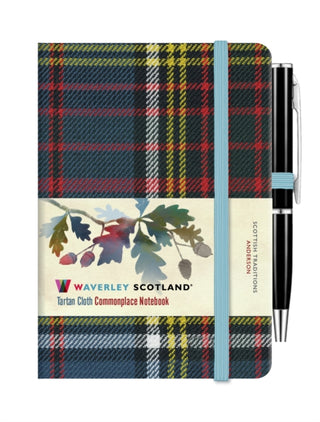 Supplemental image for 9781849345637 - Waverley Anderson Tartan cloth mini notebook with pen