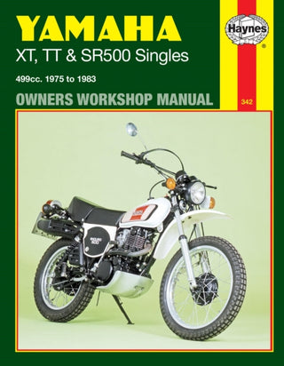 Cover image for 9781850107491 - Yamaha XT, TT & SR500 Singles (75 - 83) Haynes Repair Manual