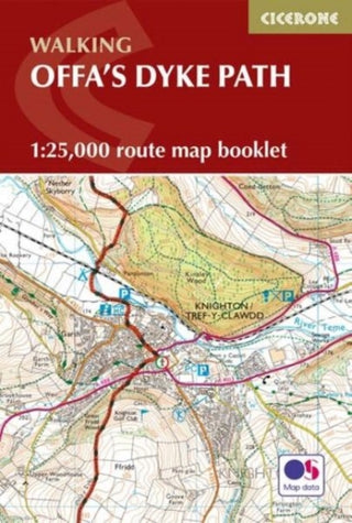 Cover image for 9781852848941 - Offa's Dyke Map Booklet