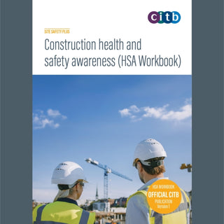 Cover image for 9781857516050 - Construction Health and Safety Awareness (HSA) Workbook