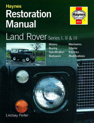 Cover image for 9781859606223 - Land Rover Series I, II & III Restoration Manual
