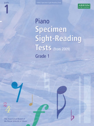 Cover image for 9781860969058 - Piano Specimen Sight-Reading Tests, Grade 1