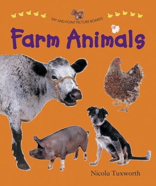 Cover image for 9781861474766 - Say and Point Picture Boards: Farm Animals