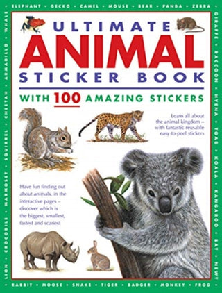 Cover image for 9781861478764 - Ultimate Animal Sticker Book with 100 amazing stickers