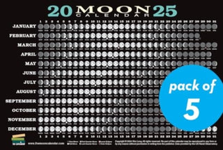 Cover image for 9781891011528 - 2025 Moon Calendar Card (5 pack)