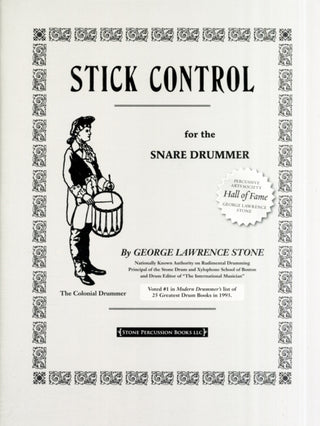 Cover image for 9781892764041 - Stick Control - Snaredrummer