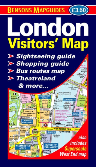 Cover image for 9781898929642 - London Visitors' Map