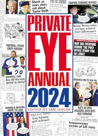 Cover image for 9781901784749 - Private Eye Annual 2024