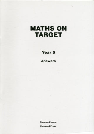 Cover image for 9781902214979 - Maths on Target Year 5 Answers