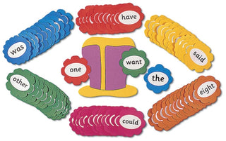 Supplemental image for 9781903619117 - Jolly Phonics Tricky Word Wall Flowers