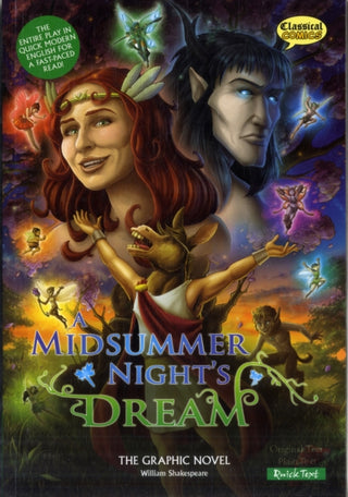 Cover image for 9781906332914 - A Midsummer Night's Dream The Graphic Novel