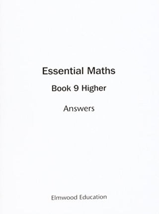 Supplemental image for 9781906622381 - Essential Maths 9 Higher Answers