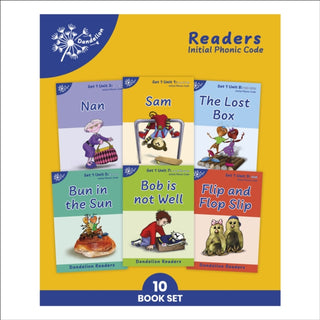 Supplemental image for 9781907170027 - Phonic Books Dandelion Readers Set 1 Units 1-10