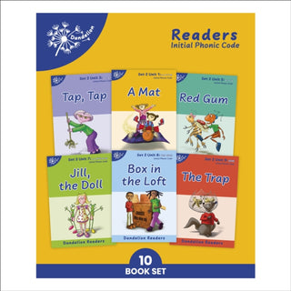 Cover image for 9781907170034 - Phonic Books Dandelion Readers Set 2 Units 1-10