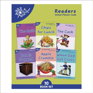 Cover image for 9781907170065 - Phonic Books Dandelion Readers Set 2 Units 11-20