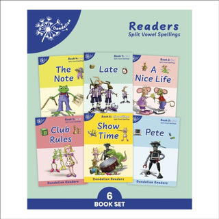 Cover image for 9781907170270 - Phonic Books Dandelion Readers Split Vowel Spellings
