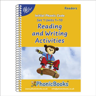 Cover image for 9781907170607 - Phonic Books Dandelion Readers Reading and Writing Activities Set 1 Units 1-10
