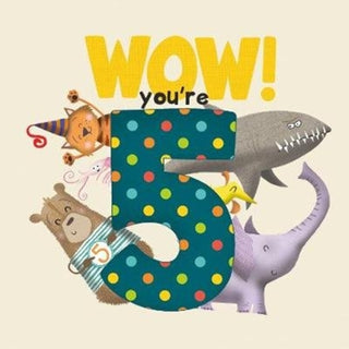 Supplemental image for 9781907860485 - WOW! You're Five birthday book