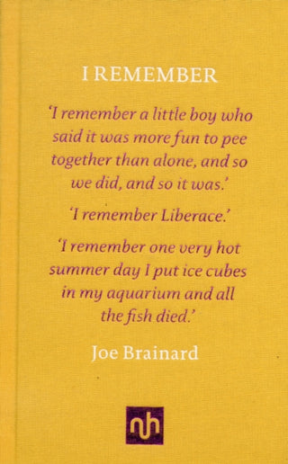 Cover image for 9781907903571 - I Remember