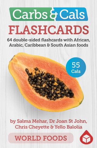 Cover image for 9781908261267 - Carbs & Cals Flashcards WORLD FOODS