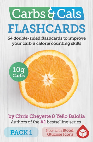 Cover image for 9781908261274 - Carbs & Cals Flashcards PACK 1