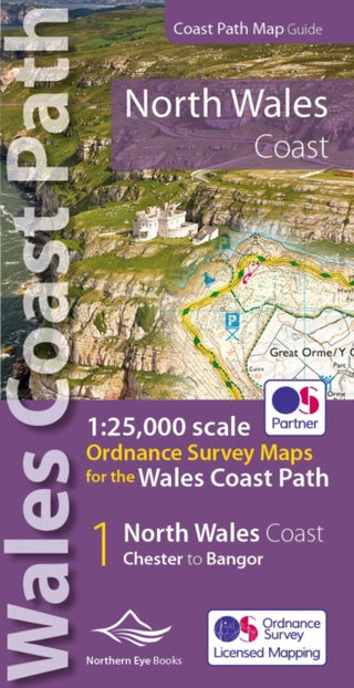 Supplemental image for 9781908632586 - North Wales Coast Path Map