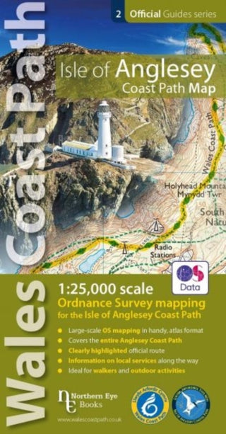 Cover image for 9781908632593 - Isle of Anglesey Coast Path Map