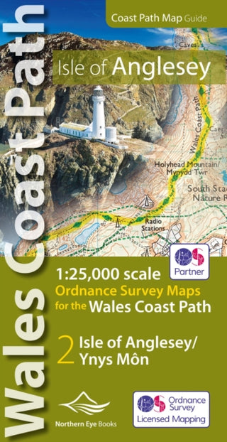 Cover image for 9781908632593 - Isle of Anglesey Coast Path Map (WCP)