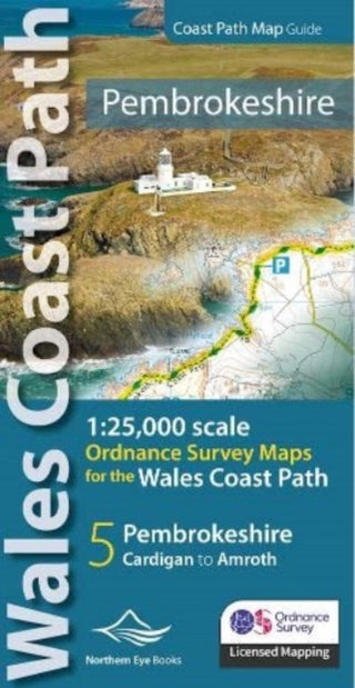 Cover image for 9781908632623 - Pembrokeshire Coast Path Map Guide