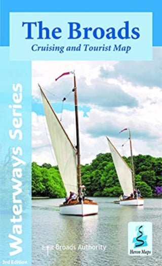 Cover image for 9781908851352 - The Broads Cruising and Tourist Map