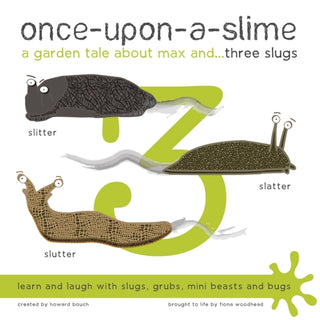 Cover image for 9781909515017 - Once-Upon-a-Slime, a Garden Tale About Max and - Three Slugs