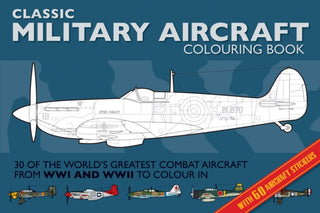 Cover image for 9781909763661 - Military Aircraft Colouring Book