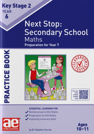 Cover image for 9781910106020 - KS2 Next Stop: Secondary School - Maths Practice Book