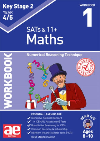 Cover image for 9781910106334 - KS2 Maths Year 4/5 Workbook 1