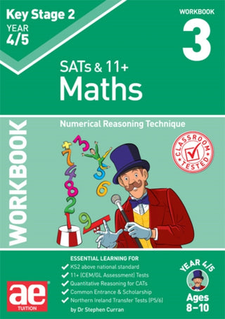 Cover image for 9781910106358 - KS2 Maths Year 4/5 Workbook 3