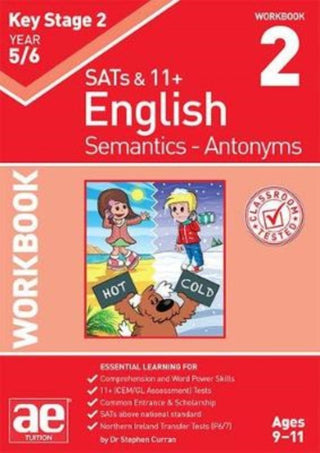 Cover image for 9781910106501 - KS2 Semantics Year 5/6 Workbook 2 - Antonyms